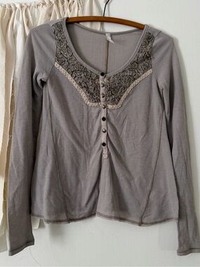 Vintage Free People Henley